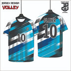 Kaos Jersey Volley  Desain Modern Bahan Embosh Premium Free Custom Nickname Dewasa Cowo Cewe&Anak Nyaman Dipakai