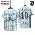Kaos Jersey Volley  Desain Modern Bahan Embosh Premium Free Custom Nickname Dewasa Cowo Cewe&Anak Nyaman Dipakai