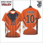 Kaos Jersey Voli/Volley  Desain Modern Bahan Embosh Premium Free Custom Nickname Dewasa Cowo Cewe&Anak Nyaman Dipakai (Copy)