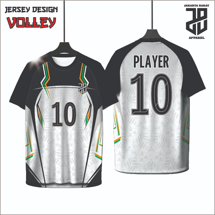Kaos Jersey Voli/Volley  Desain Modern Bahan Embosh Premium Free Custom Nickname Dewasa Cowo Cewe&Anak Nyaman Dipakai (Copy)