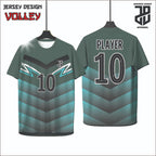 Kaos Jersey Voli/Volley  Desain Modern Bahan Embosh Premium Free Custom Nickname Dewasa Cowo Cewe&Anak Nyaman Dipakai (Copy)