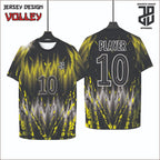 Kaos Jersey Voli/Volley  Desain Modern Bahan Embosh Premium Free Custom Nickname Dewasa Cowo Cewe&Anak Nyaman Dipakai (Copy)