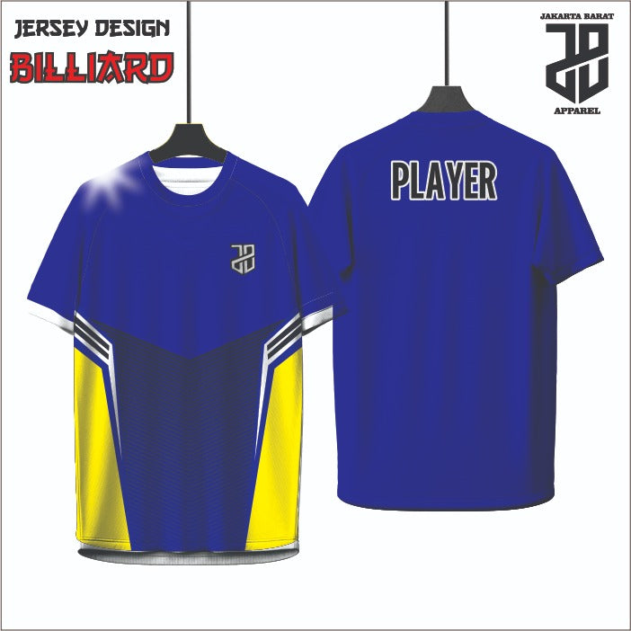 Kaos Jersey Billiard Custom Dryfit | Adem & Nyaman Cowo Cewe Dewasa & Kids Anak