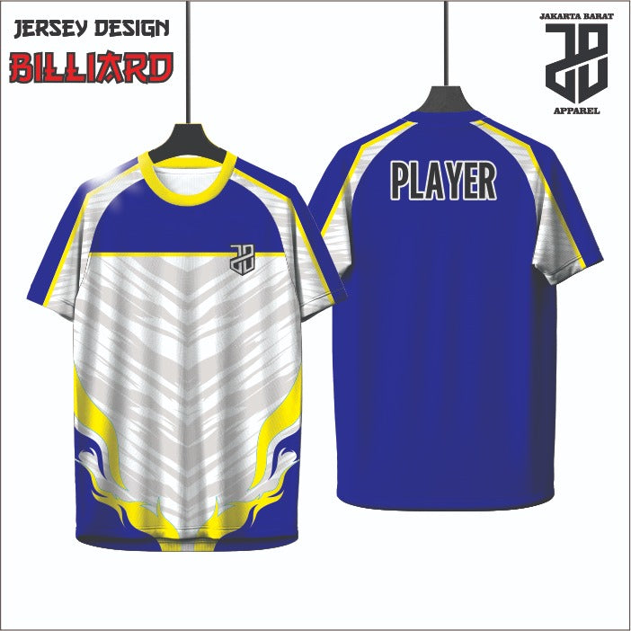 Kaos Jersey Billiard Custom Dryfit | Adem & Nyaman Cowo Cewe Dewasa & Kids Anak