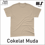 MAGNUS Baju Tshirt Kaos Polos pria wanita Lengan pendek 100% Katun combad 30s Premium Purple/UnguSeries (Copy)