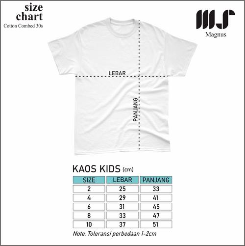 Baju Tshirt Kaos Polos Anak Kids perempuan & laki-laki Lengan pendek 100% Katun 30s Premium lembut