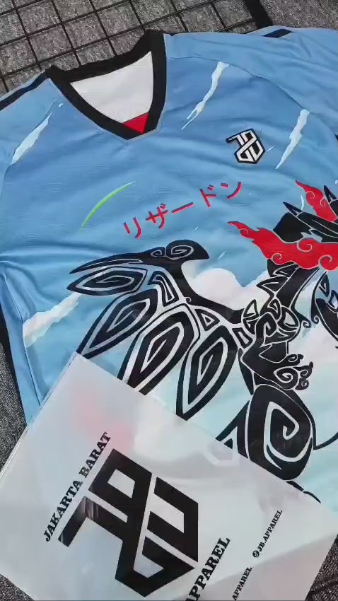Jersey Futsal Japanese/Jepang Warrior Anime Premium | Desain Keren, Dry Fit, Nyaman Dipakai Seharian