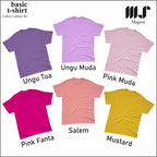 MAGNUS - Baju Tshirt Kaos Polos pria wanita dewasa Lengan pendek 100% Katun 30s Premium 25 warna